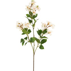 Greenmoods Kunstbloem Lagerstroemia - Nep plant - 1 Stuk - 90cm - Wit-