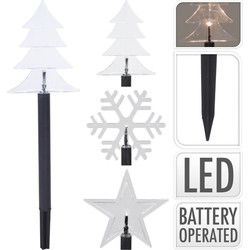 Tuinsteker 5LED 37 cm 3ass