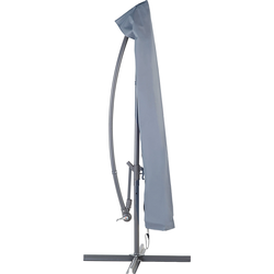 Beliani CHUVA - Meubelhoes-Grijs-PVC