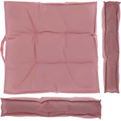 Unique Living - Box Kussen Oxford Outdoor 43x43x7cm Old Pink