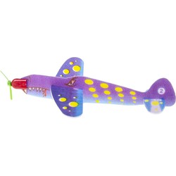 Decopatent® Uitdeelcadeaus 36 STUKS Foam Dinosaurus Vliegtuigen - Traktatie Uitdeelcadeautjes voor kinderen - Speelgoed Traktaties