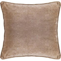 PTMD Sierkussen Nasim - 60x60x10 cm - Katoen - Creme