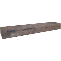 2 stuks! Betonbiels bruin 12x20x120 cm