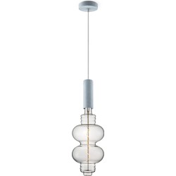 Home sweet home hanglamp Saga beton Diabolo - helder
