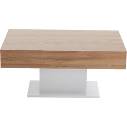 Salontafel met verborgen opbergruimte L100cm - Avola