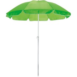 Strand/tuin parasol - groen - dia 145 cm - Verstelbaar - Parasols