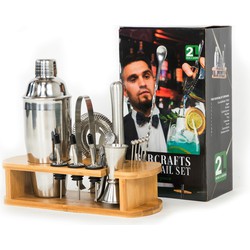 BarCrafts Cocktailset 16-delige cocktailshakerset incl standaard