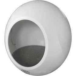 CROCI KATTENMAND HUIS DOMUS WIT 43X43X45,5 CM