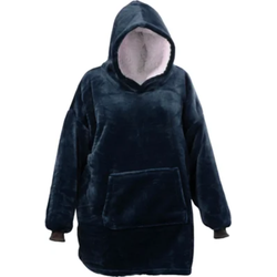 Oversized Hoodie donkerblauw 70x50x87 cm