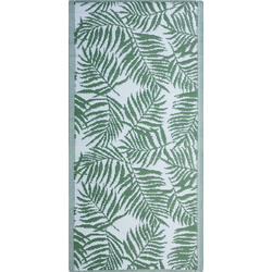 KOTA - Outdoor kleed - Donkergroen - 90 x 150 cm - Polypropyleen