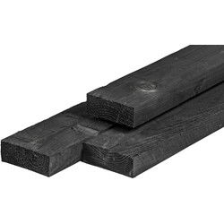 Ligger douglas zwart geimpregneerd 5,0x15,0x300 cm Tuindeco