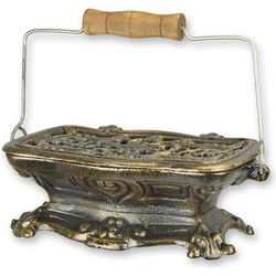 Gietijzeren miniatuur kachel