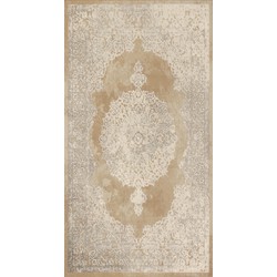 Vintage Oosters Tapijt DEFNE - Beige/Wit - 80x150 cm 