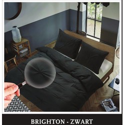 Luna Hotel Home Collection - Dekbedovertrek - Brighton - Zwart