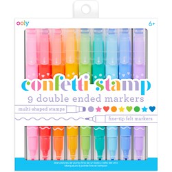 Ooly Ooly Confetti Stamp Dubbel-End Markers
