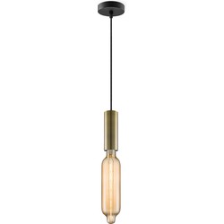 Home sweet home hanglamp Saga brons Tube - amber