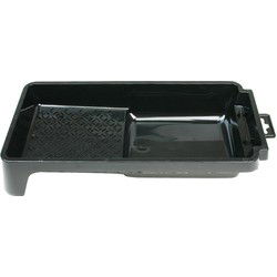 Verfbak voor verfrollers/lakrollers zwart tot 10 cm - Verfemmers