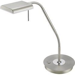 Moderne Tafellamp  Bergamo - Metaal - Grijs