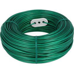 Tomado-Metaltex Waslijn met Stalen Kern 80 cm Groen