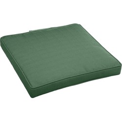 Hesperide Stoelkussens - binnen/ buiten stoelen - groen - 40 x 4 cm - tuinstoelkussens