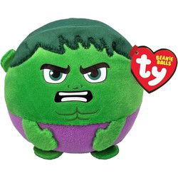 TY Beanie Balls Marvel Knuffel Hulk 10 cm