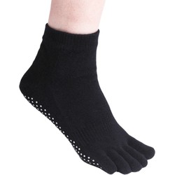 Antislip zwarte vingerloze sokken