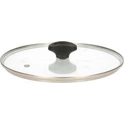 5Five Universele pannendeksel voor pannen van 24 cm - glas - stoomgat - Pannendeksels