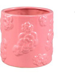 PTMD Bloempot Filep - 16x16x15 cm - Keramiek - Roze