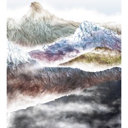 Sanders & Sanders fotobehang landscape multicolor - 200 x 250 cm - 611920