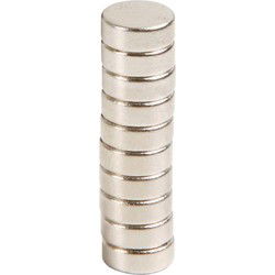 Magneet dia. 8 x 3mm 10 stuks