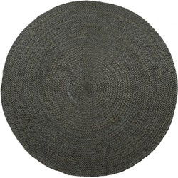 Rond vloerkleed Jute Groen