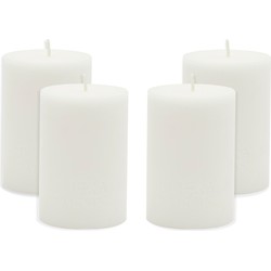 Riviera Maison - Kaarsen - Pillar Candle ECO off-white 7x10 - Wit - Set van 4 stuks