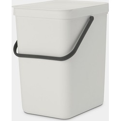 Sort & Go afvalemmer, 25 liter - Light Grey