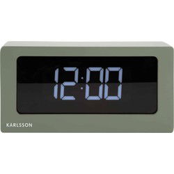 Tafelklok Boxed - LED - Jungle Groen - 25x7x12,5cm