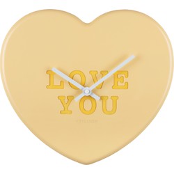 Wall Clock Heart Candy