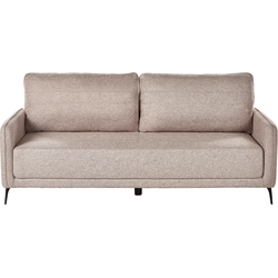 Beliani HEMING - Driezitsbank-Bruin-Polyester