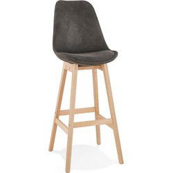 ASPEN Barkruk 48x56x113 cm Grijs
