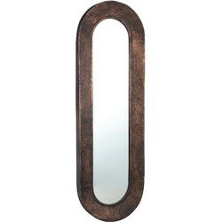 PTMD Spiegel Darcio - 32x5x100 cm - Metaal - Koper