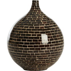 Vaas Elorza - Donkerbruin - Ø22cm