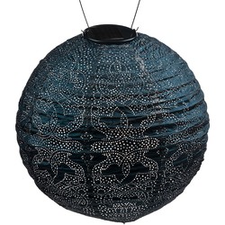 Lumiz Solar Buitenlampion Marrakesh Rond - Solar Tuinverlichting - 30 cm