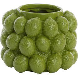 Vaas Lemon - Olijfgroen - Ø17.5cm