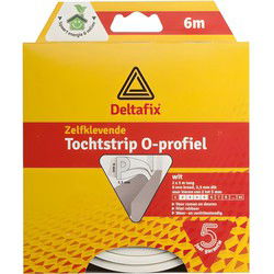 Tochtprofiel o-profiel wit 6m