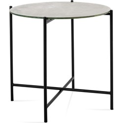 Benoa Palmeto Glass & Iron Sidetable 41 cm