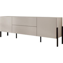 Meubella - TV-Meubel Jordy - Beige - 204 cm - Met lades