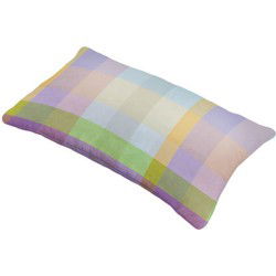 Sierkussen met paspel ca. 30x50 cm Sya purple (4 stuks)