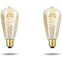 Led lamp | Kooldraad | Gloeilamp | Edison filament | 5W (per 2)