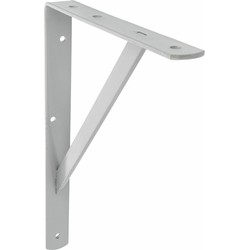 AMIG Plankdrager/planksteun van metaal - gelakt grijs - H500 x B325 mm - Tot 185 kg - Plankdragers