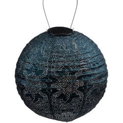 Round dia. 30 cm Marrakesh petrol lampion