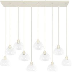 Light & Living - Hanglamp BISHO - 120x19x14cm - Wit
