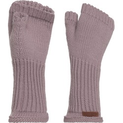 Knit Factory Cleo Handschoenen - Mauve - One Size